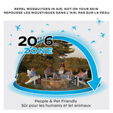 E-ZoneGuard Patio Rechargeable Mosquito Repeller with 12-Hr Refill and 5.5-Hr Battery, Charcoal L3V0 - product image 5