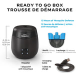 E-ZoneGuard Patio Rechargeable Mosquito Repeller with 12-Hr Refill and 5.5-Hr Battery, Charcoal L3V0 - product image 7