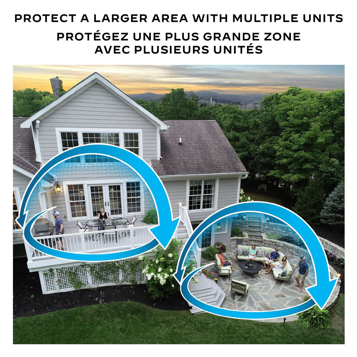 E-ZoneGuard Patio Rechargeable Mosquito Repeller with 12-Hr Refill and 5.5-Hr Battery, Charcoal L3V0 - product image 8