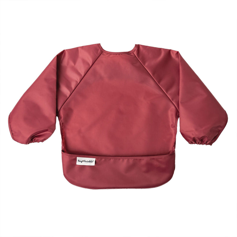 Twinkle Mess-Proof Apron Bibs, Rose Burgundy, 2-pk H3E2