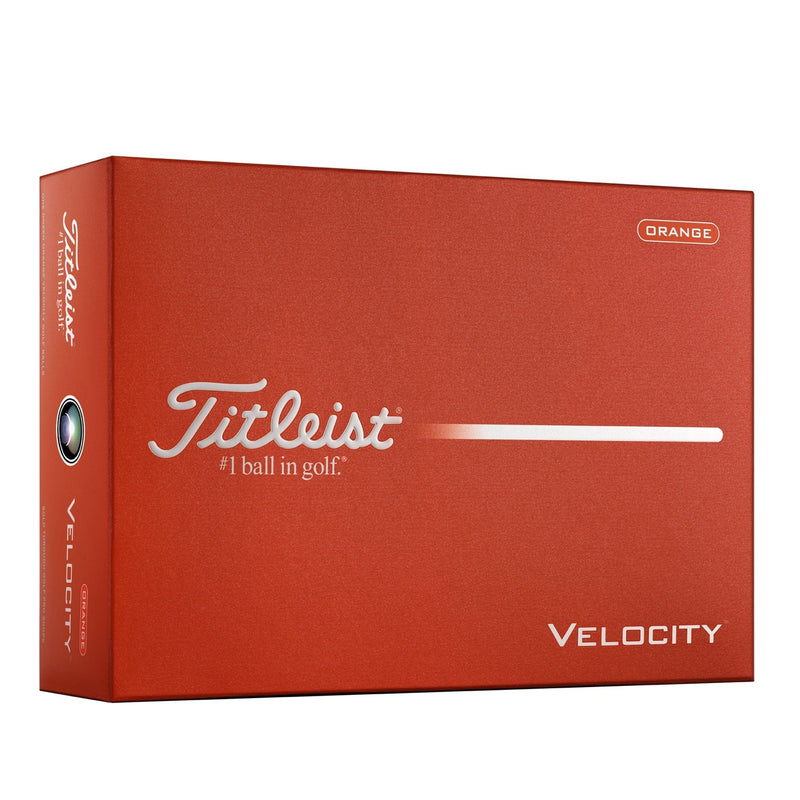 Velocity Golf Balls, Matte Orange, 12-pk X9C7