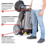 Commercial Push Sweeper & Hard Floor Cleaner, 38-in V0U8 - product image 2
