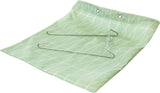 type A Hanging Clothespin Bag, Green/White, 7.9-in x 0.5-in x 18-in F1I1 - product image 1