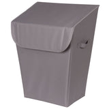 type A Laundry Hamper with Lid, 19.3 W x 12 D x 24-in H, Grey W2L7 - product image 1