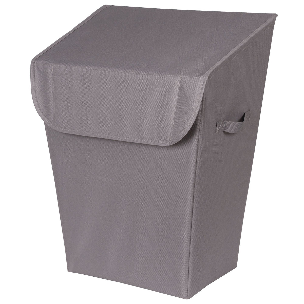 type A Laundry Hamper with Lid, 19.3 W x 12 D x 24-in H, Grey W2L7 - product image 1