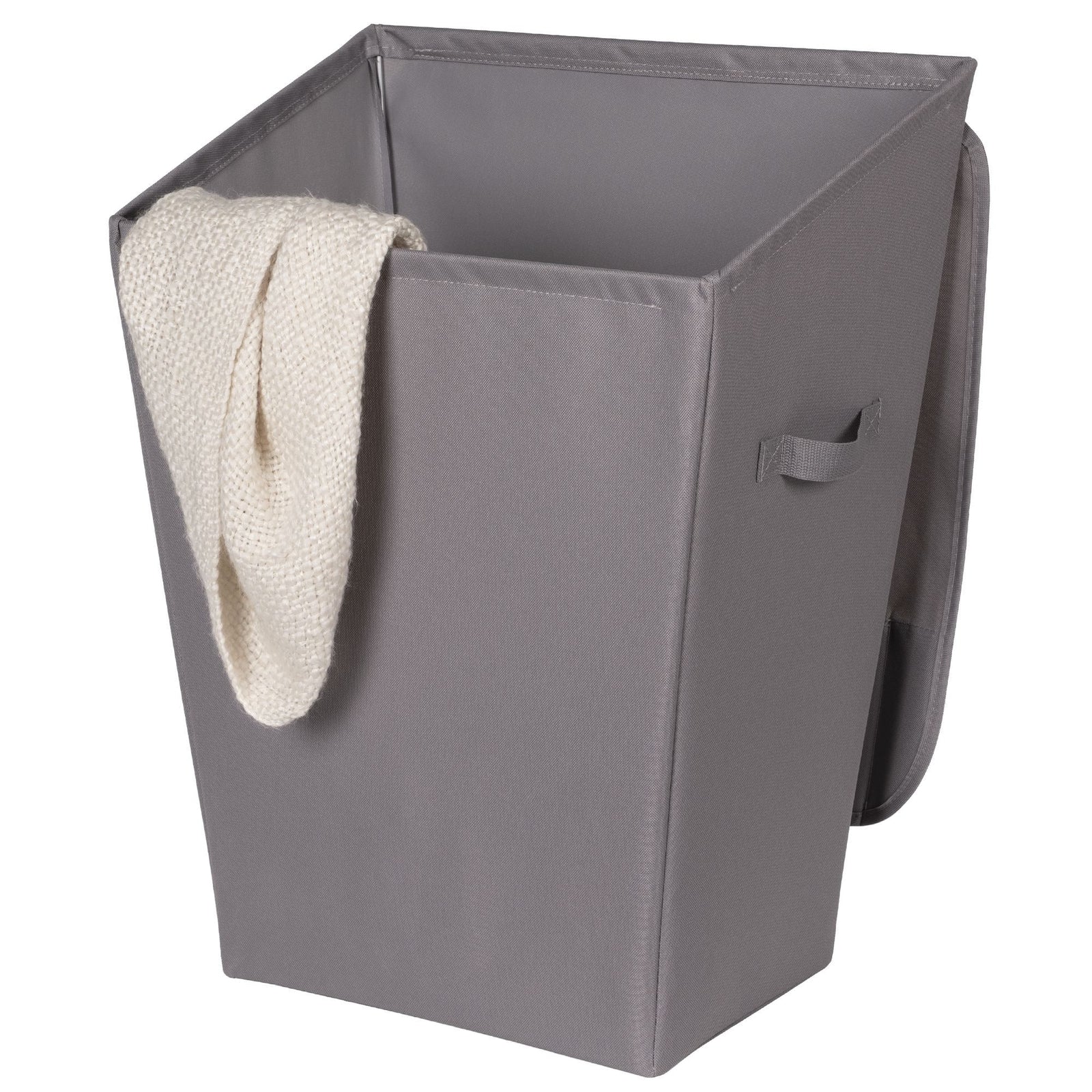type A Laundry Hamper with Lid, 19.3 W x 12 D x 24-in H, Grey W2L7 - product image 2