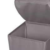 type A Laundry Hamper with Lid, 19.3 W x 12 D x 24-in H, Grey W2L7 - product image 3