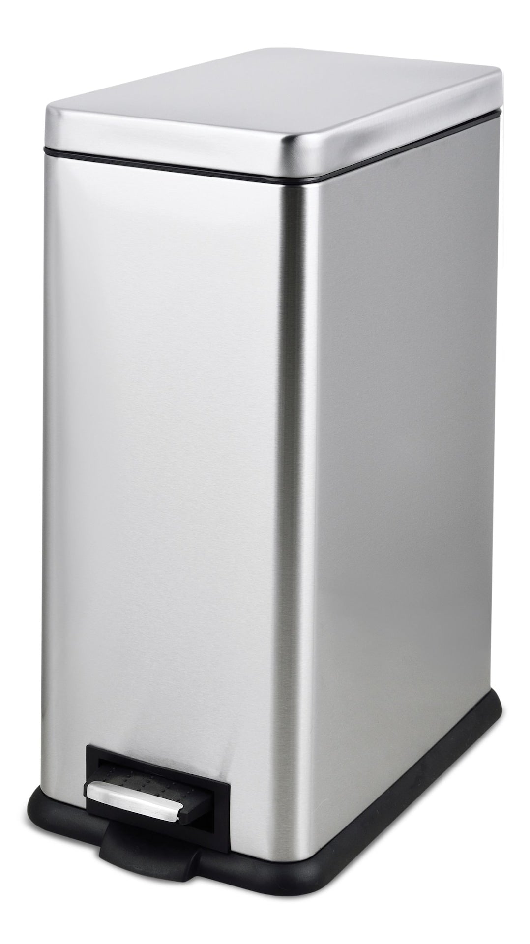 type A Stainless Steel Rectangular Step Garbage Can, 30-L M0V4 - product image 1