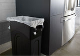 Solutions Plastic Tall Slim Rectangular Garbage Can, Black, 87-L P8G6 - product image 6