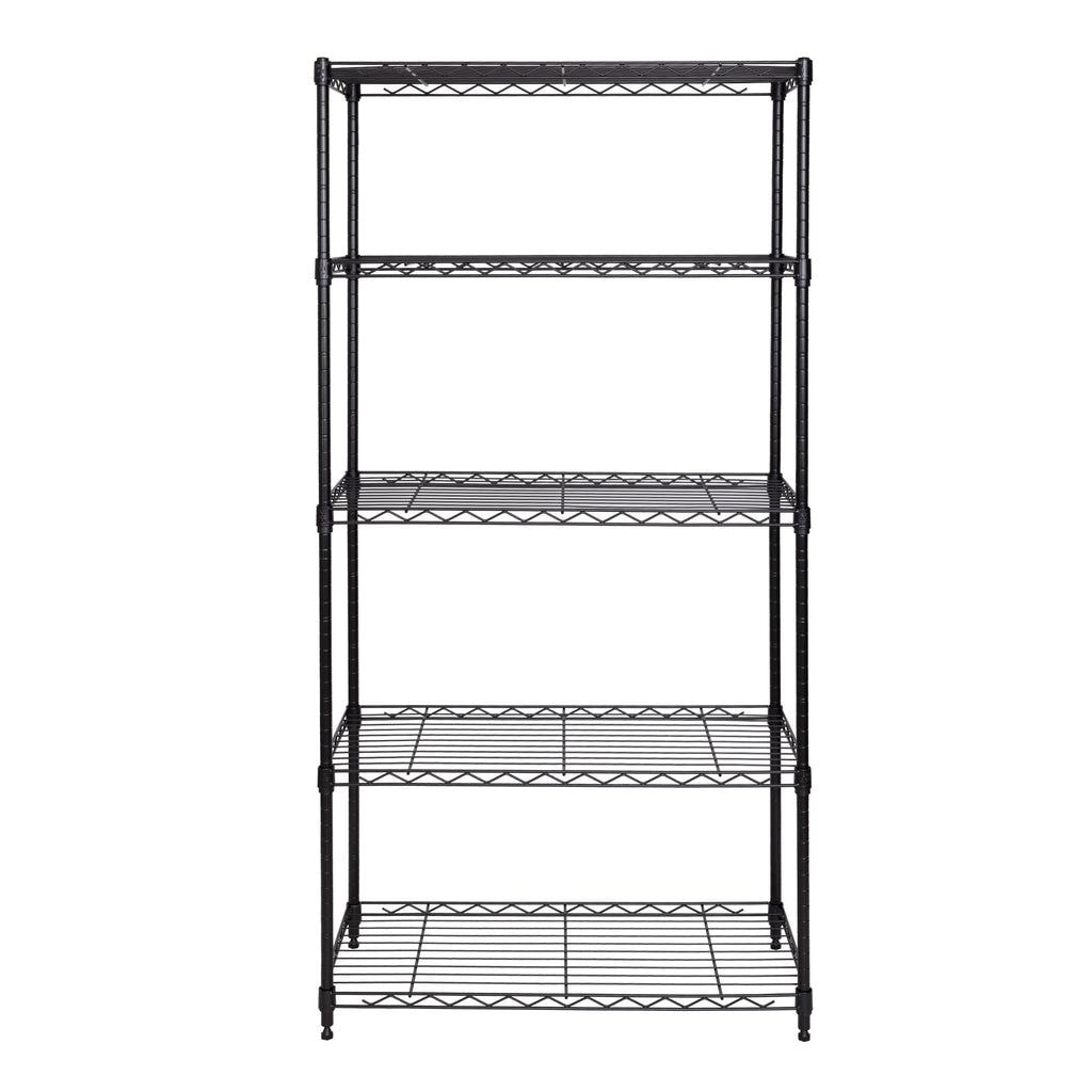 Classics 5-Tier Steel Shelving, 30-in x 14-in x 60-in, Black A1K0 - product image 1