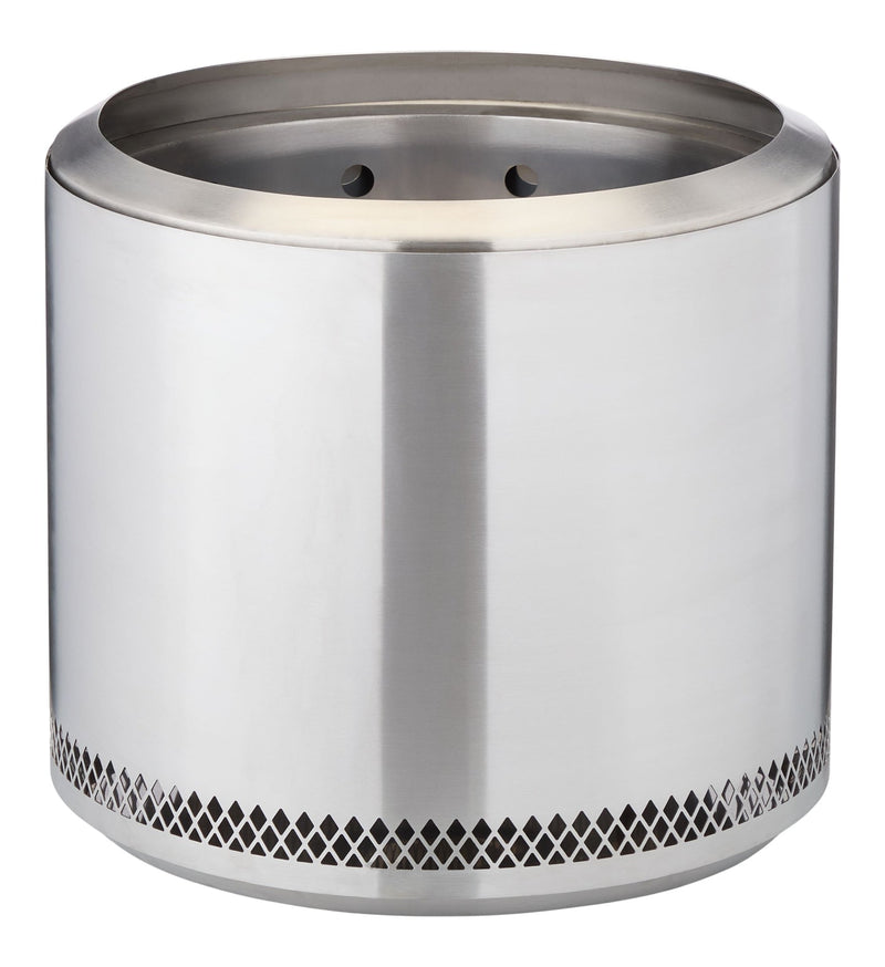 Casting Stainless Steel Smokeless Bonfire Wood Burning Fire Pit, 19-in V6X0