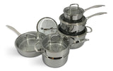 Elite Series 3-Ply Clad Stainless Cookware Set, Oven Safe N8Y4 - product image 1