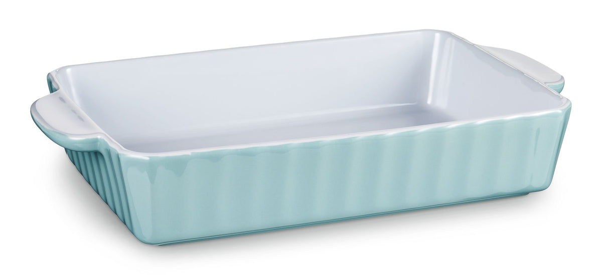 Large Rectangular Ceramic Baking Dish, Blue D0U2 - product image 1