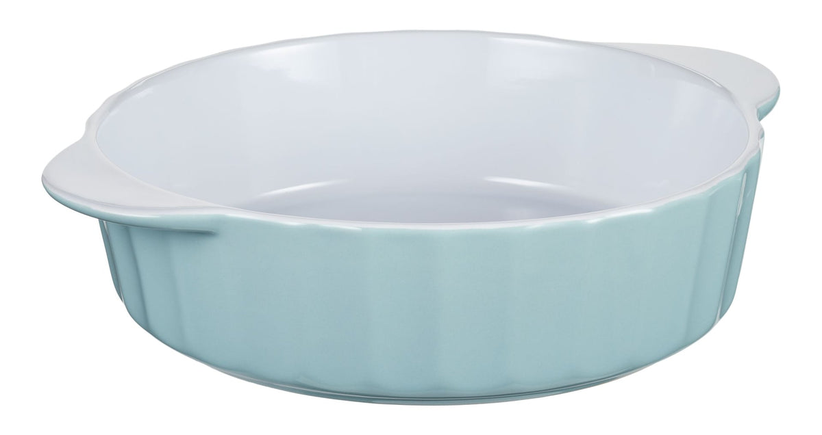 Round Ceramic Baking Dish, 2.1 L, Blue M2I0 - product image 1