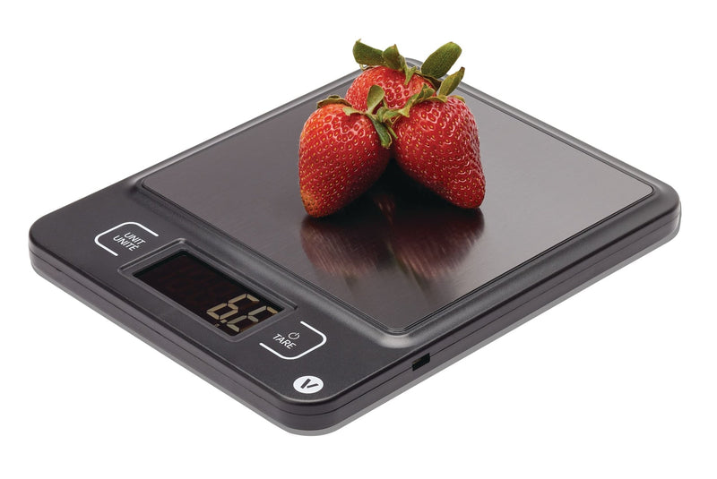 USB Rechargeable Kitchen Scale, 11-lb H8P0