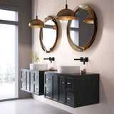 Anvil Matte Stone Round Composite Vessel Bathroom Sink/Basin with Deep Bowl, White R5I1 - product image 4