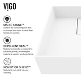 Bryant MatteStone 15x15-in Deep White Bathroom Sink/Basin with Square Vessel H6O4 - product image 3