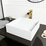 Bryant MatteStone 15x15-in Deep White Bathroom Sink/Basin with Square Vessel H6O4 - product image 5