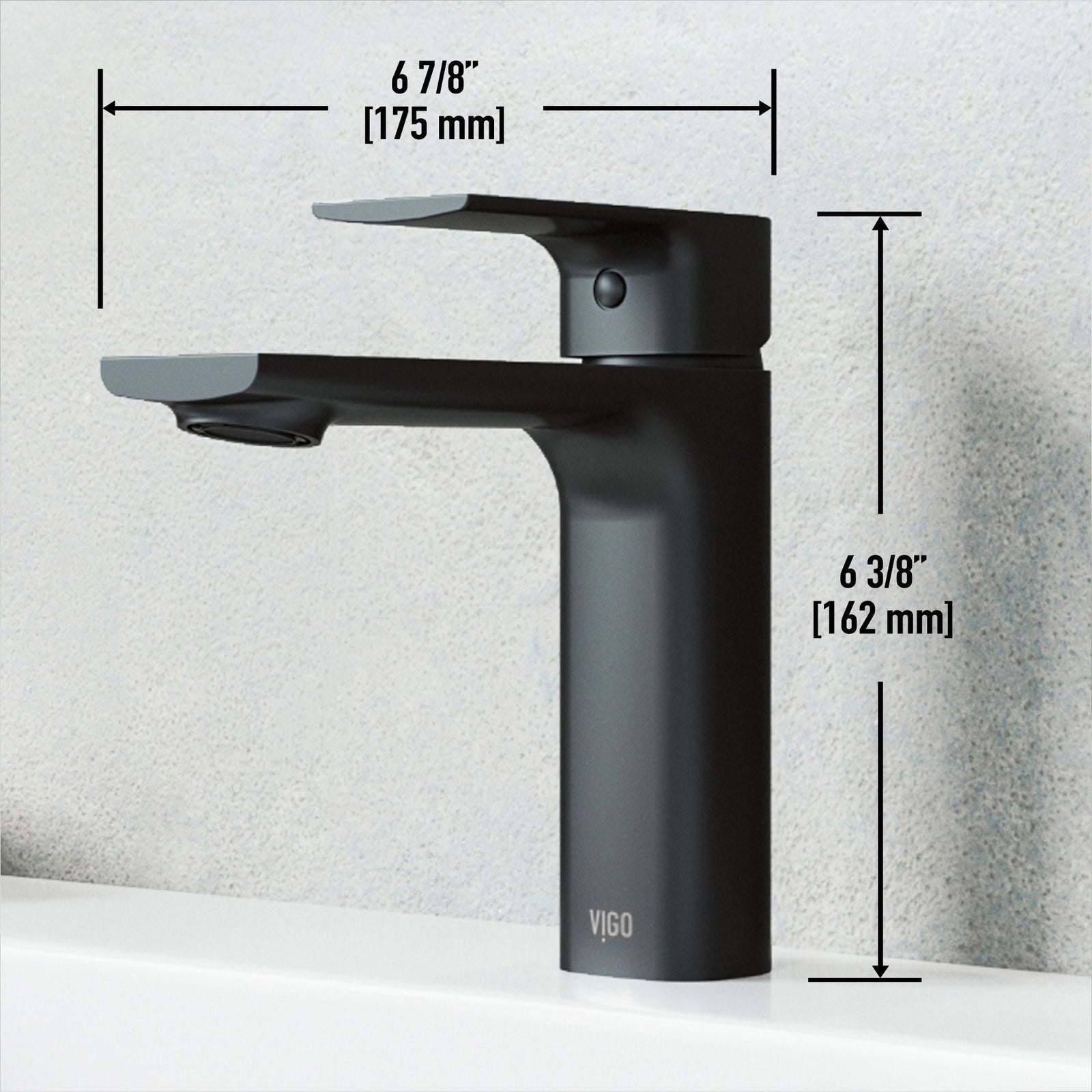 Davidson Single Handle Single Hole Bathroom Sink Faucet, WaterSense Certified, Matte Black I5E9 - product image 6