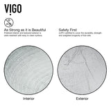 Glass Simply Silver Bathroom Sink/Basin Set with Duris Faucet and Round Vessel I4S3 - product image 6