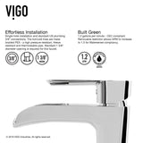 Glass Turquoise Water Bathroom Sink/Basin Set with Niko Faucet and Rectangular Vessel K9Y5 - product image 8