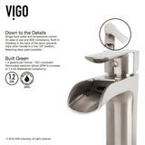 Hibiscus MatteStone White Bathroom Sink/Basin Set with Niko Faucet and Square Composite Vessel V9Q8 - product image 8