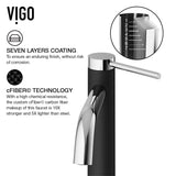 Lexington Single Handle Vessel Sink Bathroom Faucet with cFiber© Body, Chrome U3R6 - product image 5