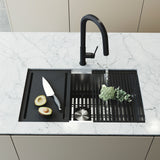 Mercer 33-in Stainless Steel Undermount Kitchen Sink Q8K0 - product image 8