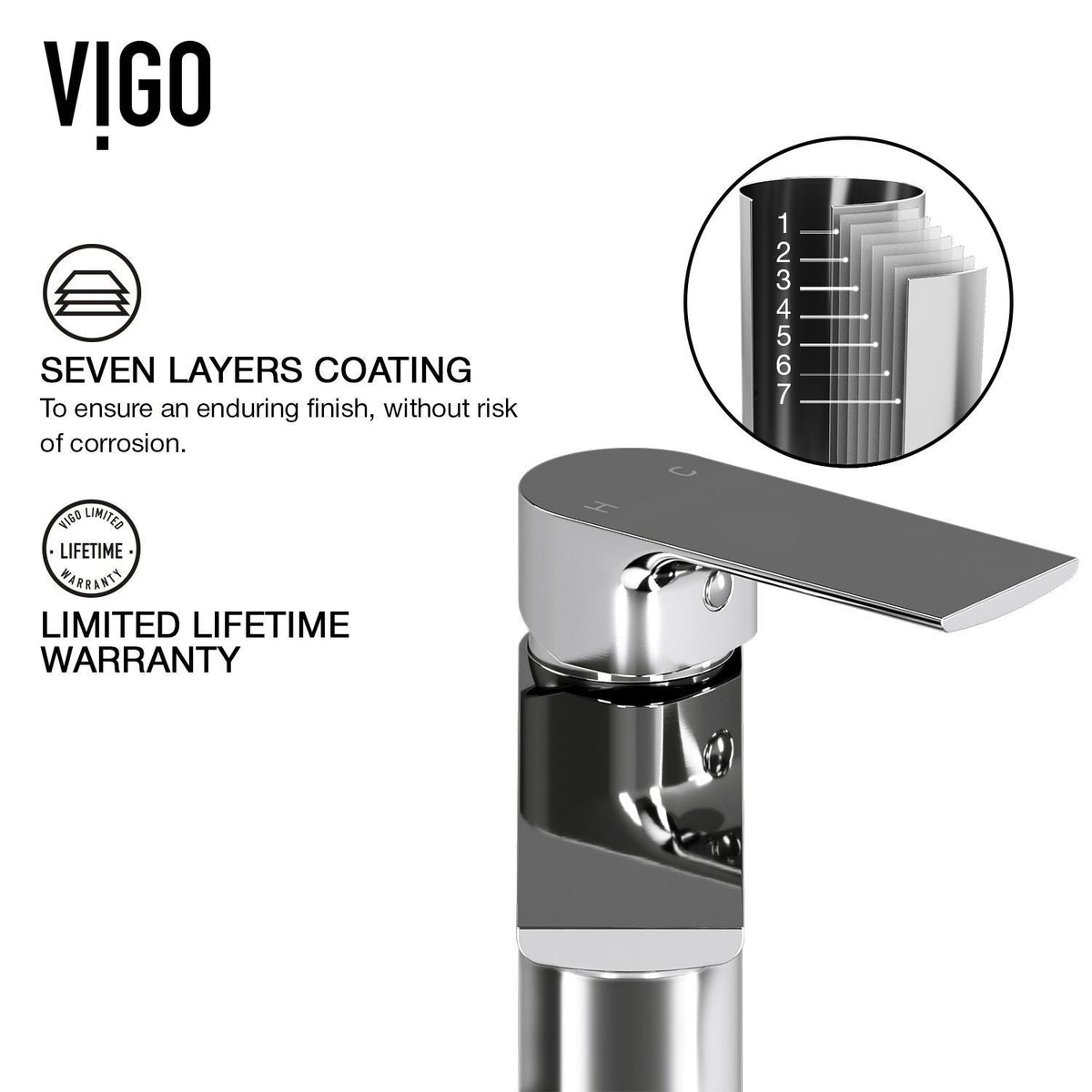 Norfolk Single Handle Vessel Single Hole Bathroom Sink Faucet, WaterSense Certified, Chrome B5D3 - product image 6