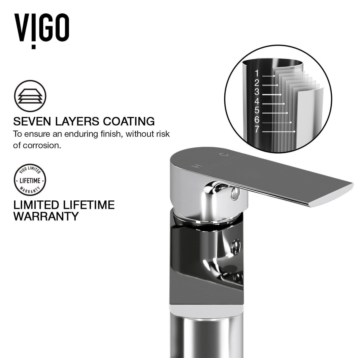 Norfolk Single Handle Vessel Single Hole Bathroom Sink Faucet, WaterSense Certified, Chrome B5D3 - product image 7