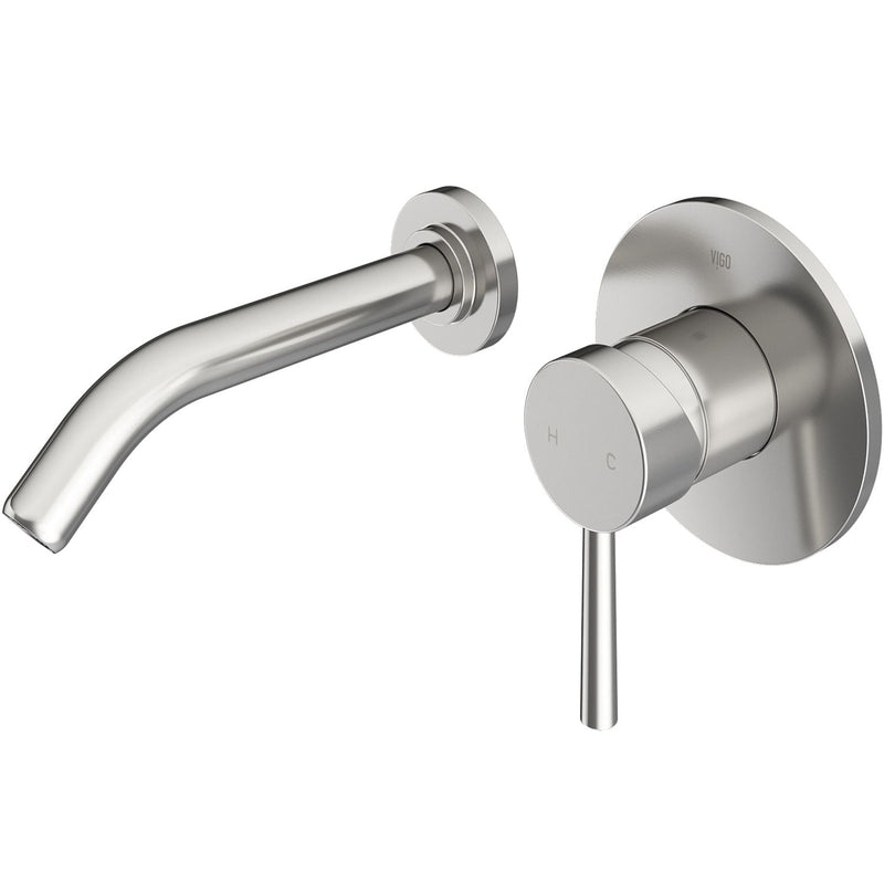 Olus Wall Mount Bathroom Faucet, WaterSense Certified, Brushed Nickel X1G1
