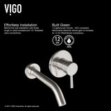 Olus Wall Mount Bathroom Faucet, WaterSense Certified, Brushed Nickel X1G1 - product image 6