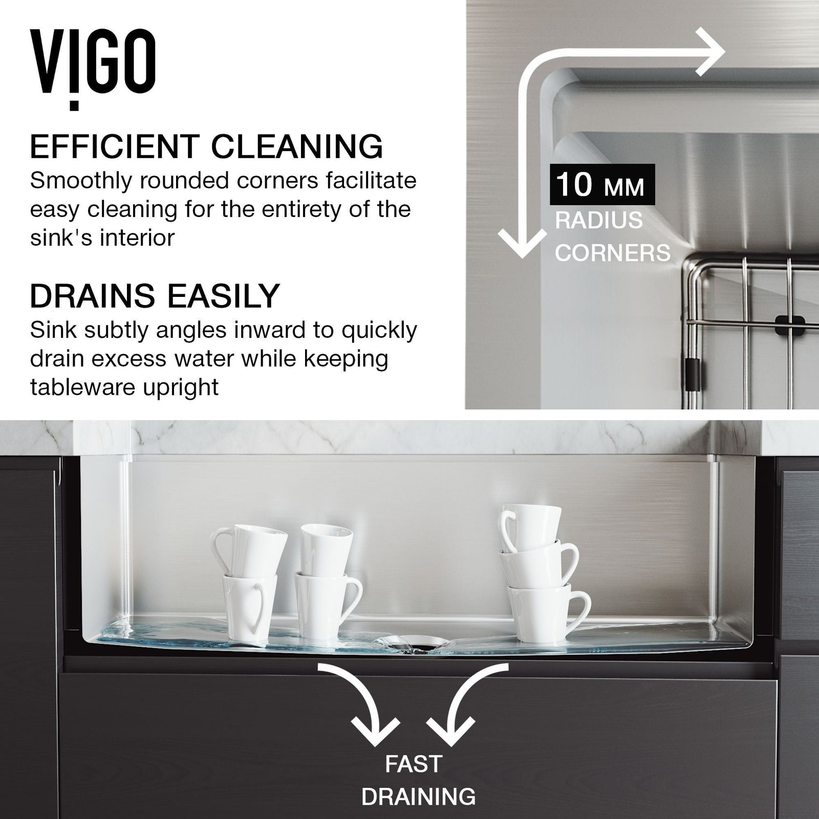 Oxford 1-Bowl Stainless Steel Apron Front Farmhouse Kitchen Sink with Accessories, 33-in J6K2 - product image 2