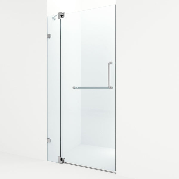 Pirouette Clear Shower Door, 42-in x 72-in X4Y6