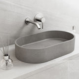 Sagrada Gothic ConcretoStone 24x14-in Deep Grey Bathroom Sink/Basin with Rectangular Vessel I4G9 - product image 6