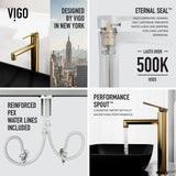 Sottile MatteShell Matte Black Bathroom Sink/Basin Set with Sterling Faucet and Glass Rectangular Vessel T2P9 - product image 6