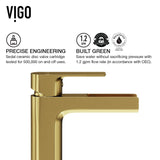 Sottile MatteShell White Bathroom Sink/Basin Set with Amada Faucet and Glass Rectangular Vessel V9E1 - product image 5