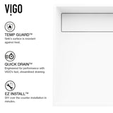 Starr Modern MatteStone 15x15-in Deep White Bathroom Sink/Basin with Square Vessel B4Z2 - product image 2