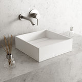 Starr Modern MatteStone 15x15-in Deep White Bathroom Sink/Basin with Square Vessel B4Z2 - product image 6