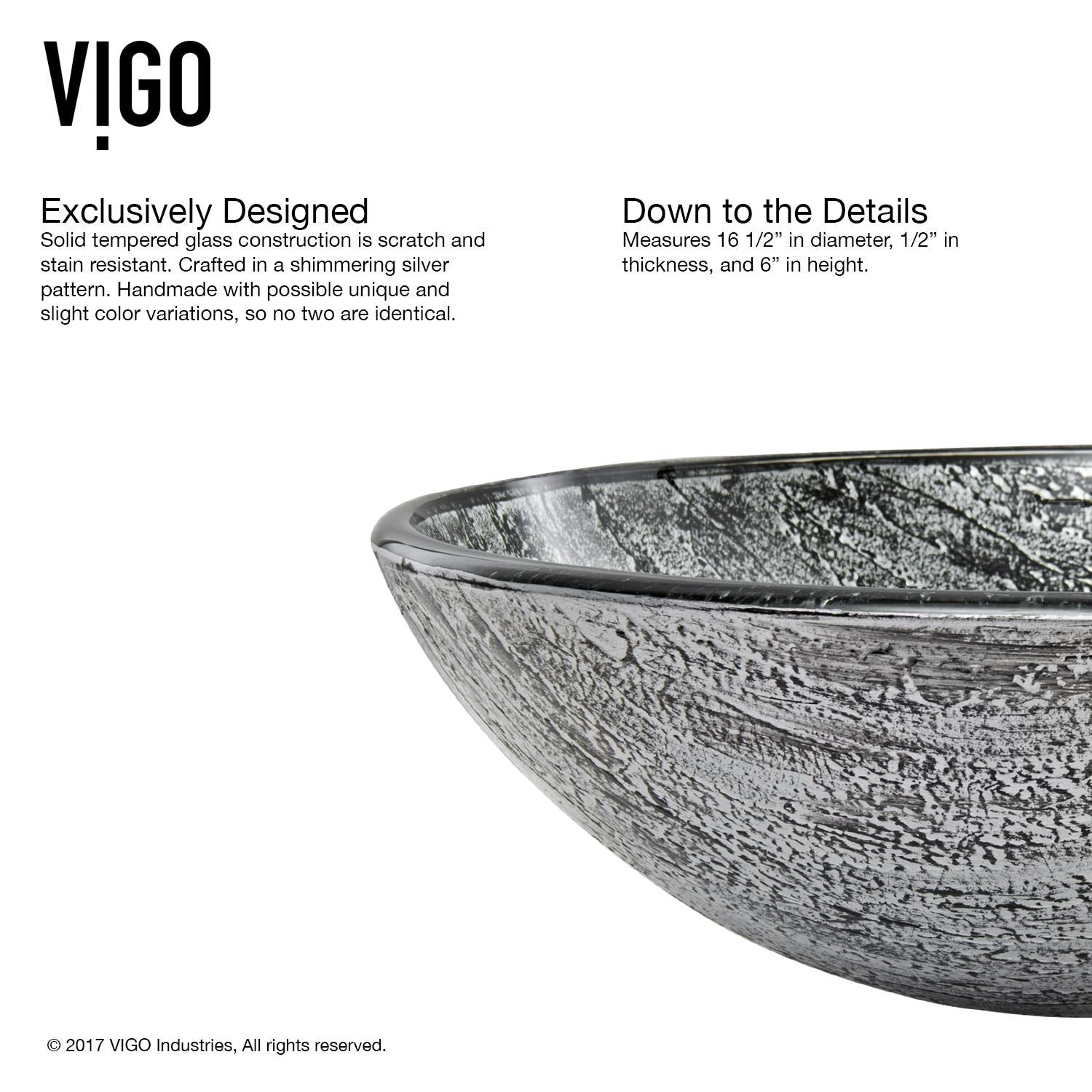 Titanium Glass Slate Grey Bathroom Sink/Basin Set with Niko Faucet and Round Vessel U2Z1 - product image 4
