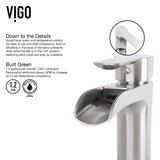 Titanium Glass Slate Grey Bathroom Sink/Basin Set with Niko Faucet and Round Vessel U2Z1 - product image 8