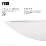 Wisteria Matte Stone Circular Vessel Bathroom Sink/Basin with Deep Bowl, White J5V1 - product image 3