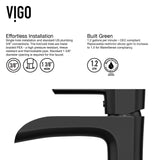 Wisteria MatteStone White Bathroom Sink/Basin Set with Niko Faucet and Oval Composite Vessel V7T1 - product image 6