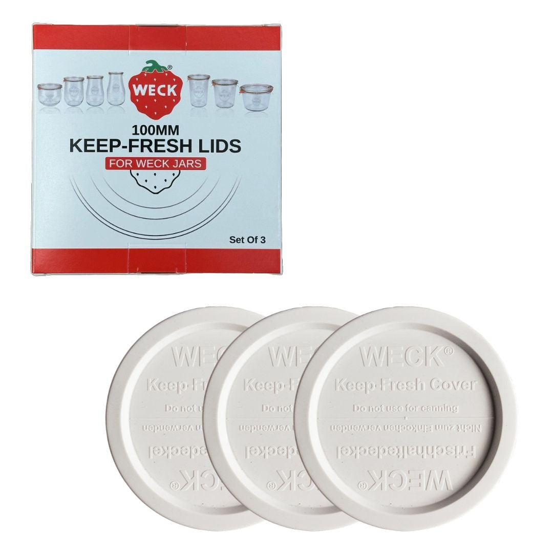 100mm Keep Fresh Lids for Jars, BPA-Free, 3-pk S1J1 - product image 1