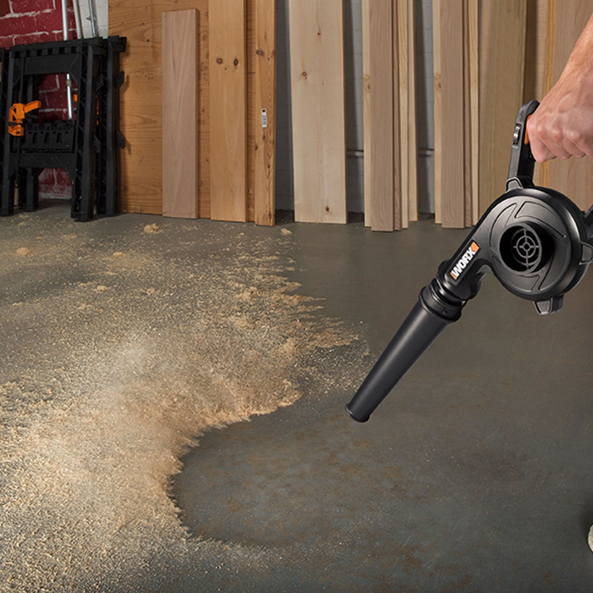 Cordless 3-Speed Jobsite Blower, 160-mph (Tool Only) U6W6 - product image 7