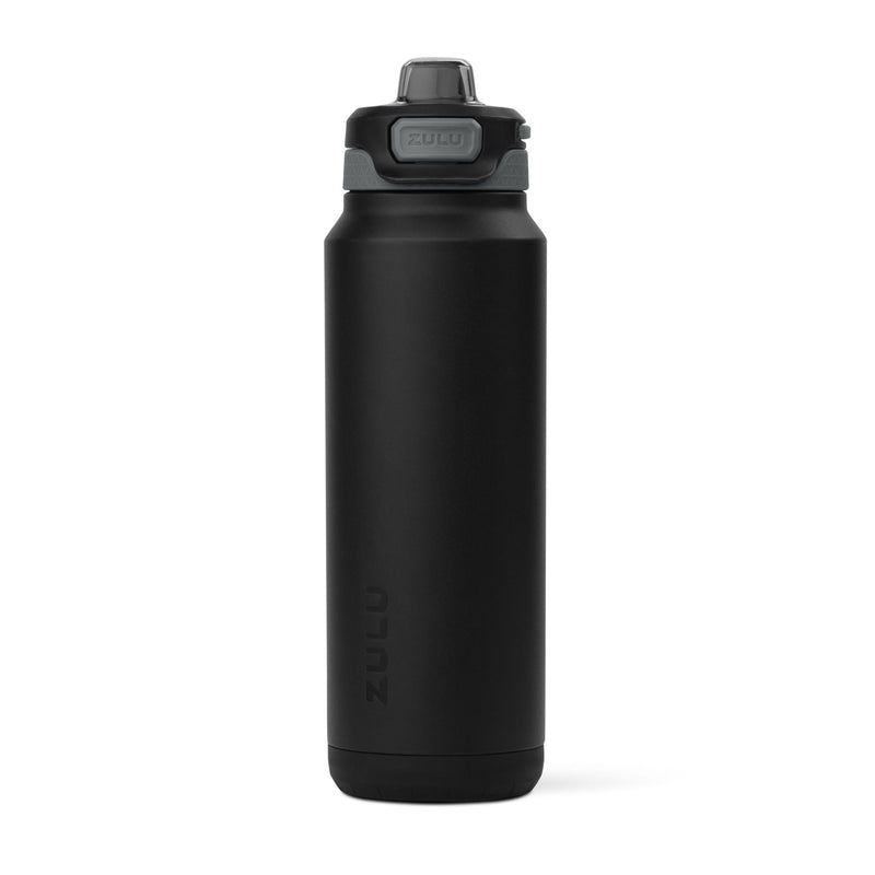 Powerfill Pro Vacuum Insulated Stainless Steel Bottle, 32-oz, Black, with Quick Fill Lid F7G5
